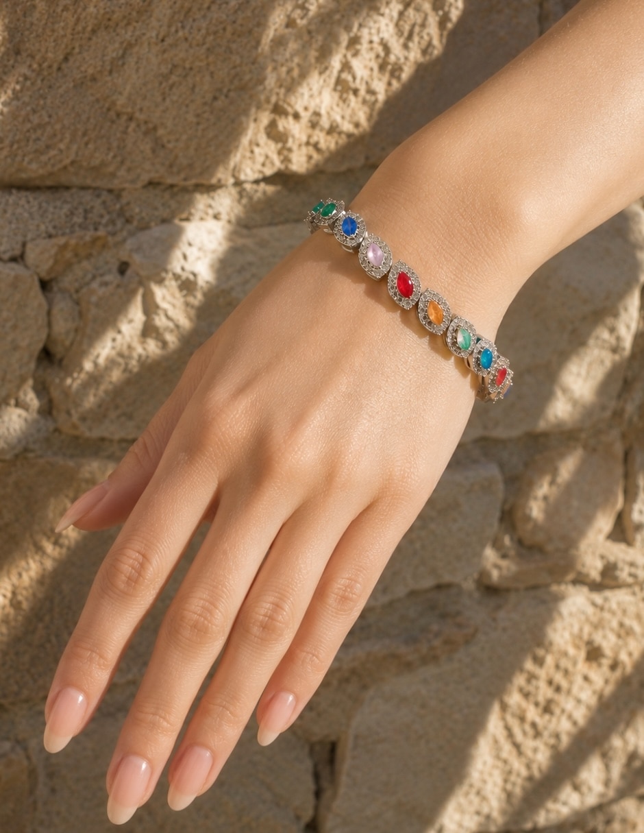 Pulsera yoiko con cristal belisse