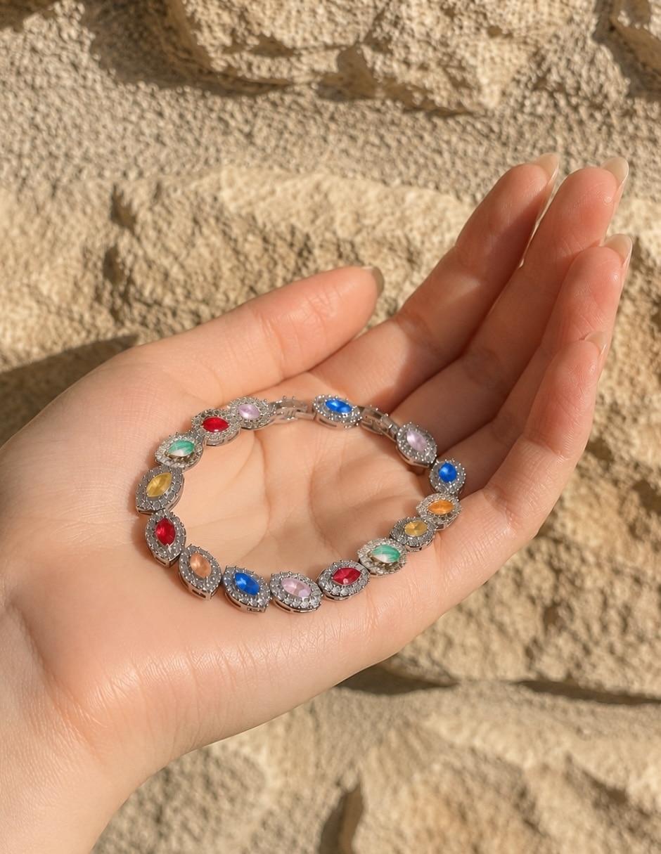 Pulsera yoiko con cristal belisse
