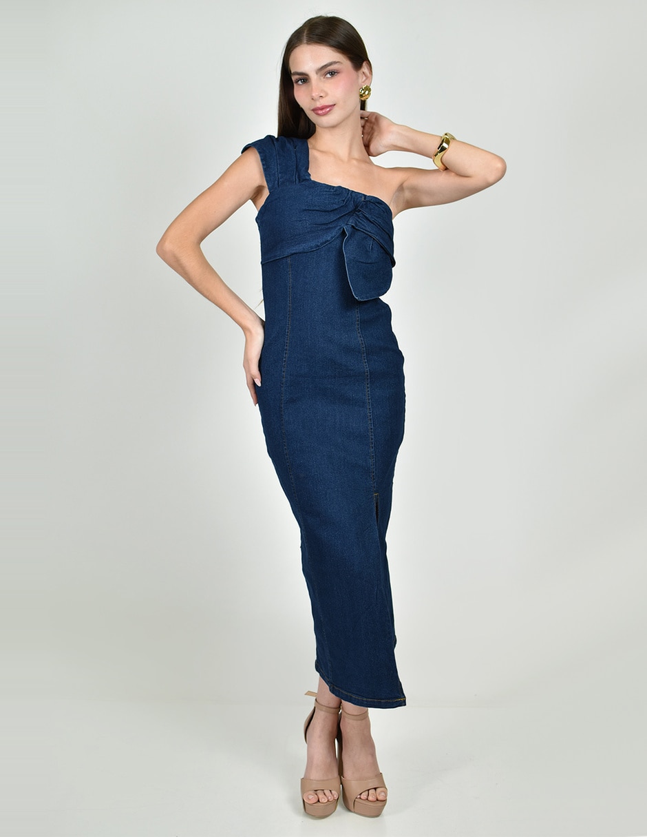 Vestido midi casual roman fashion para mujer