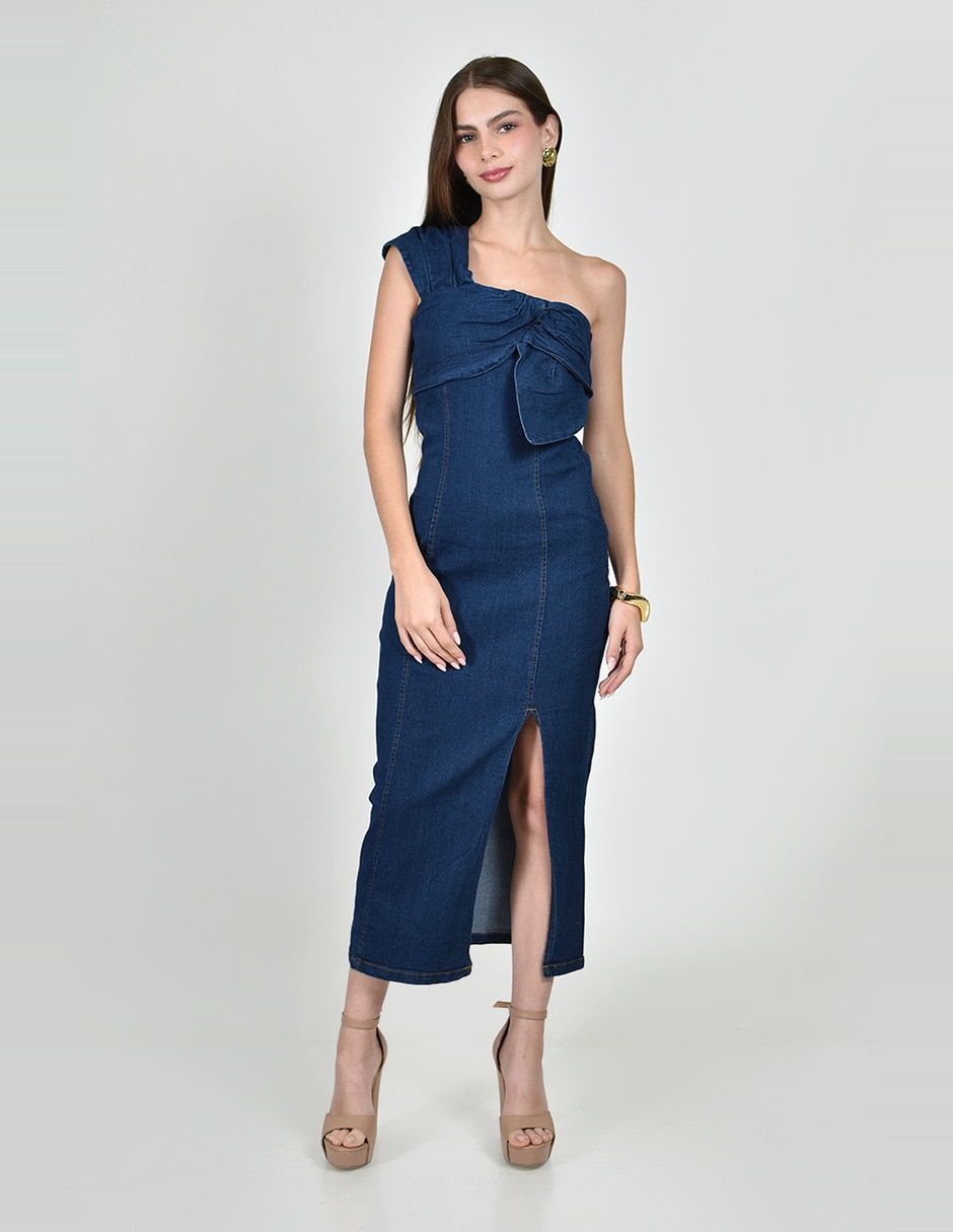 Vestido midi casual roman fashion para mujer