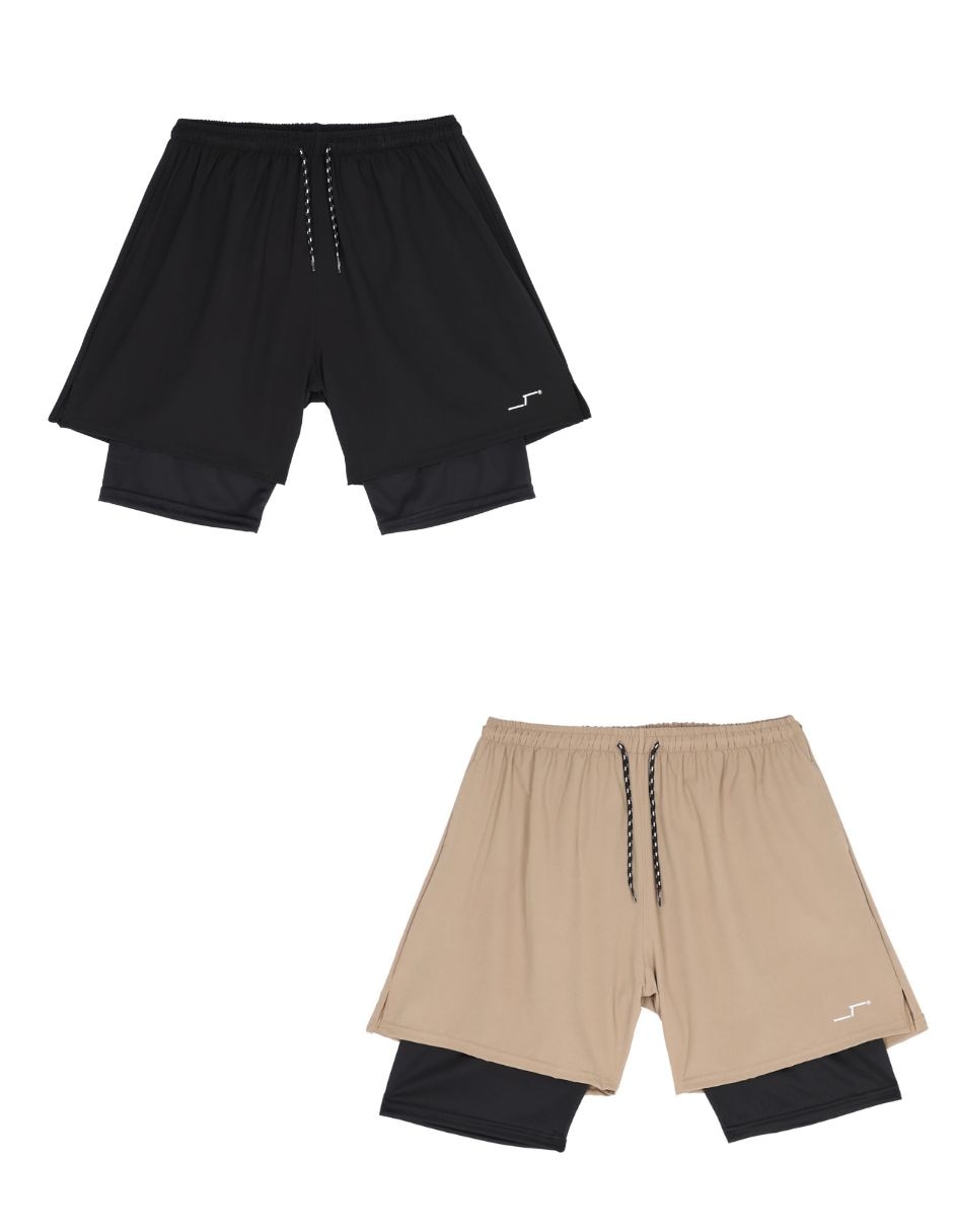 Short con bolsillos para entrenamiento hombre