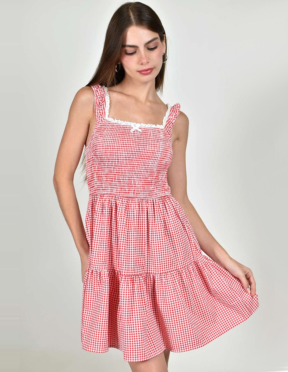 Vestido corto casual para mujer