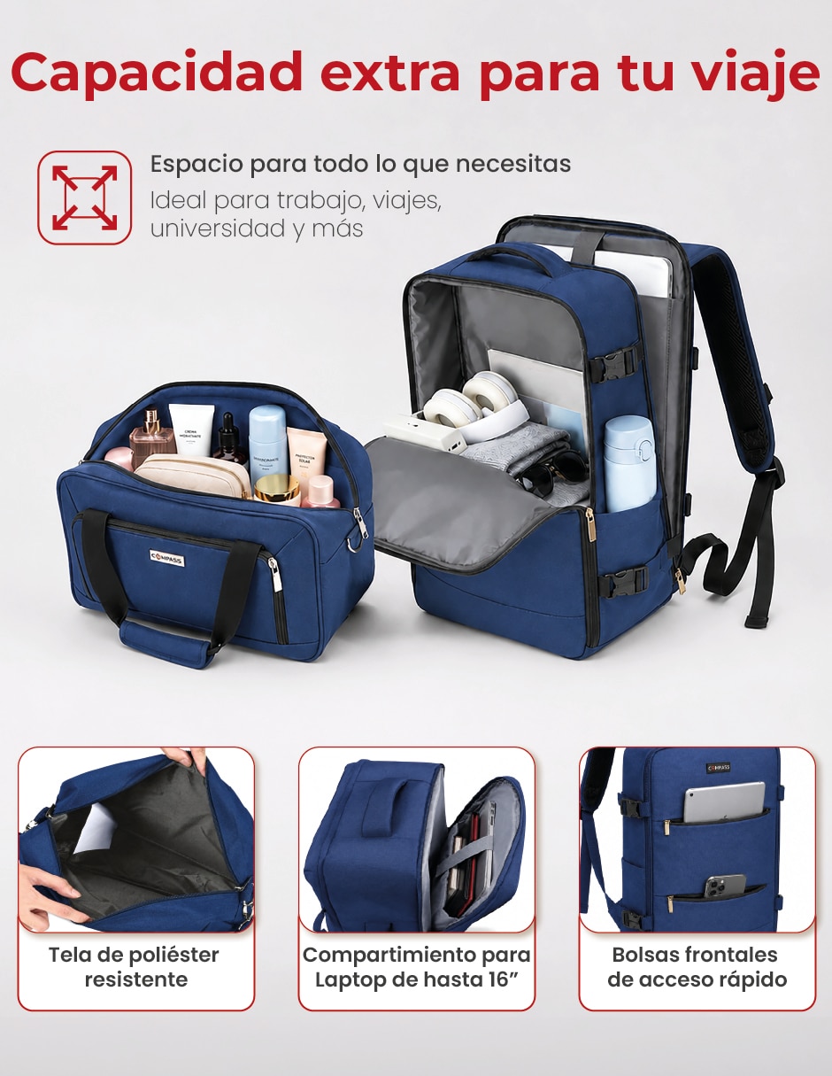 Set maletas de viaje Compass