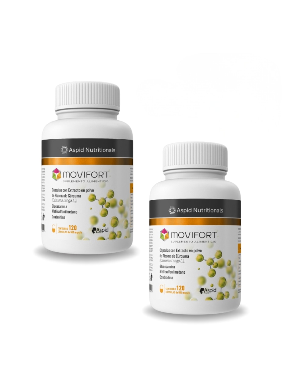 Movifort Duo con Glucosamina Condroitina y MSM de 240 cápsulas