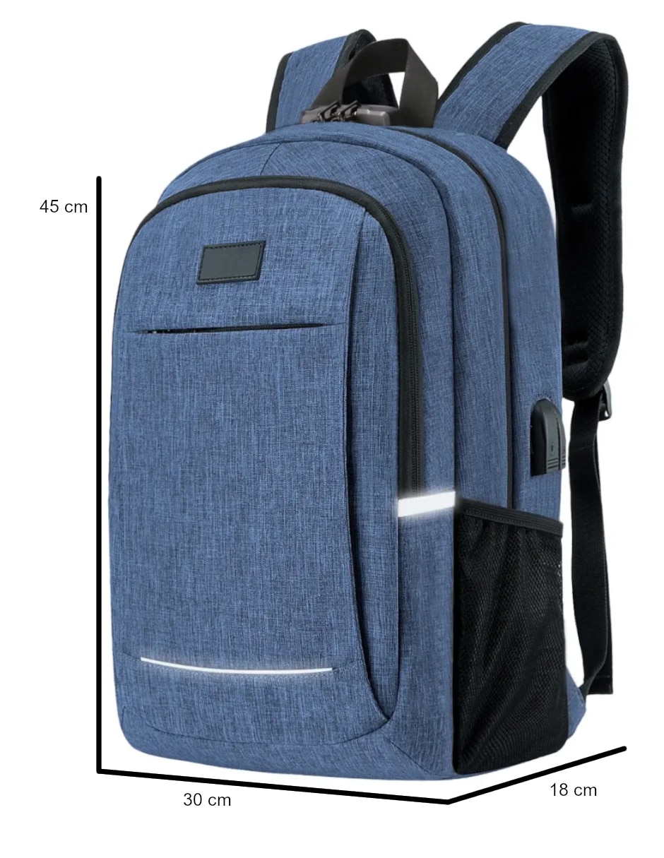Mochila Con portalaptop Genérica impermeable unisex