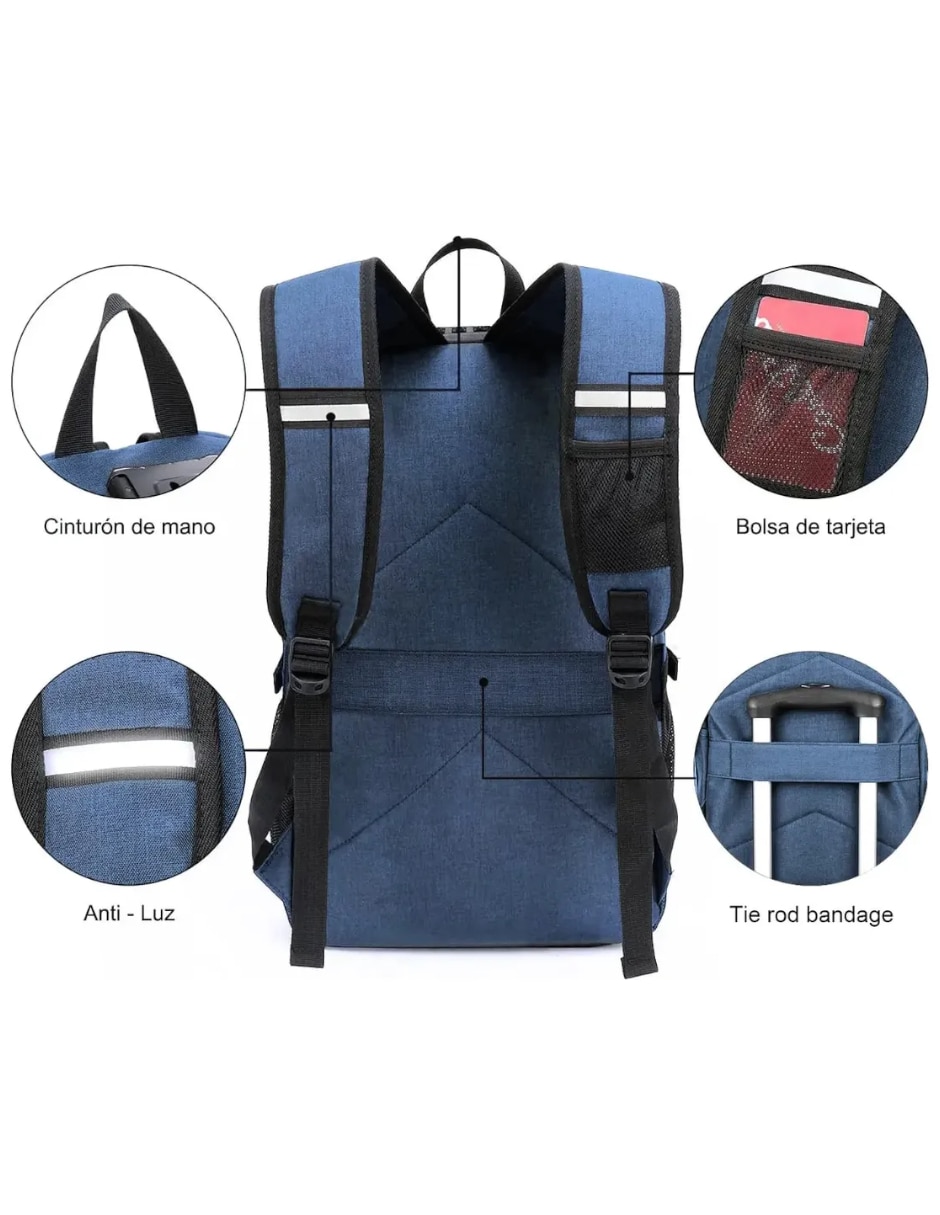 Mochila Con portalaptop Genérica impermeable unisex