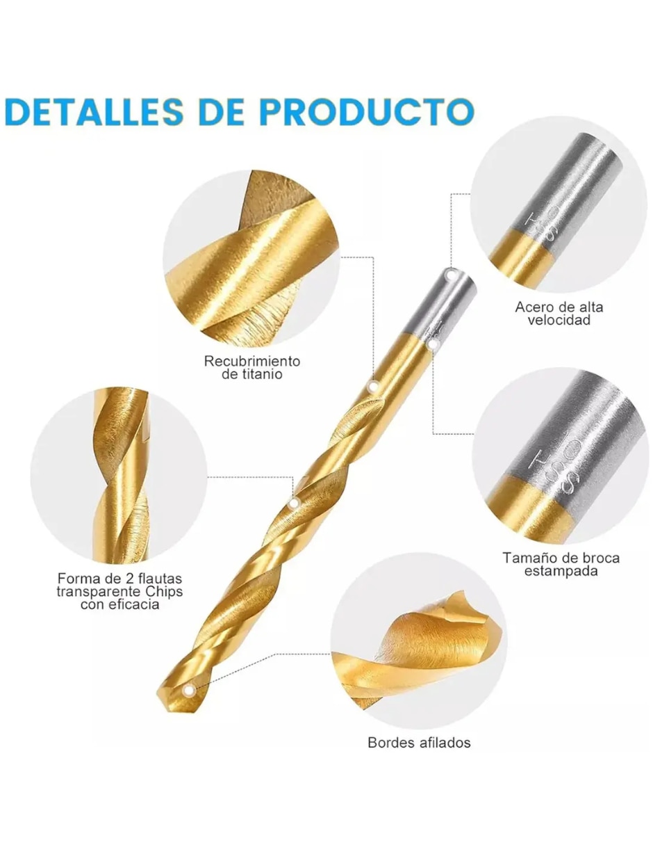 Juego brocas con 99 piezas 2