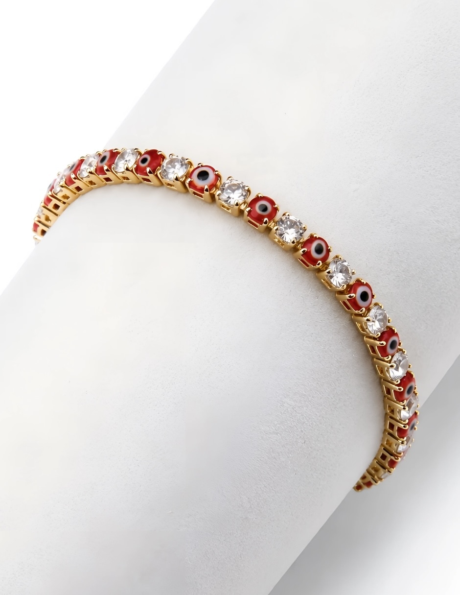 Pulsera con zirconia vigía 2