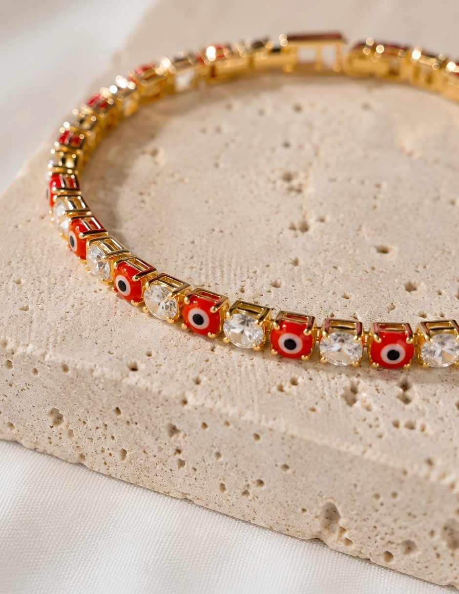 Pulsera con zirconia vigía 3