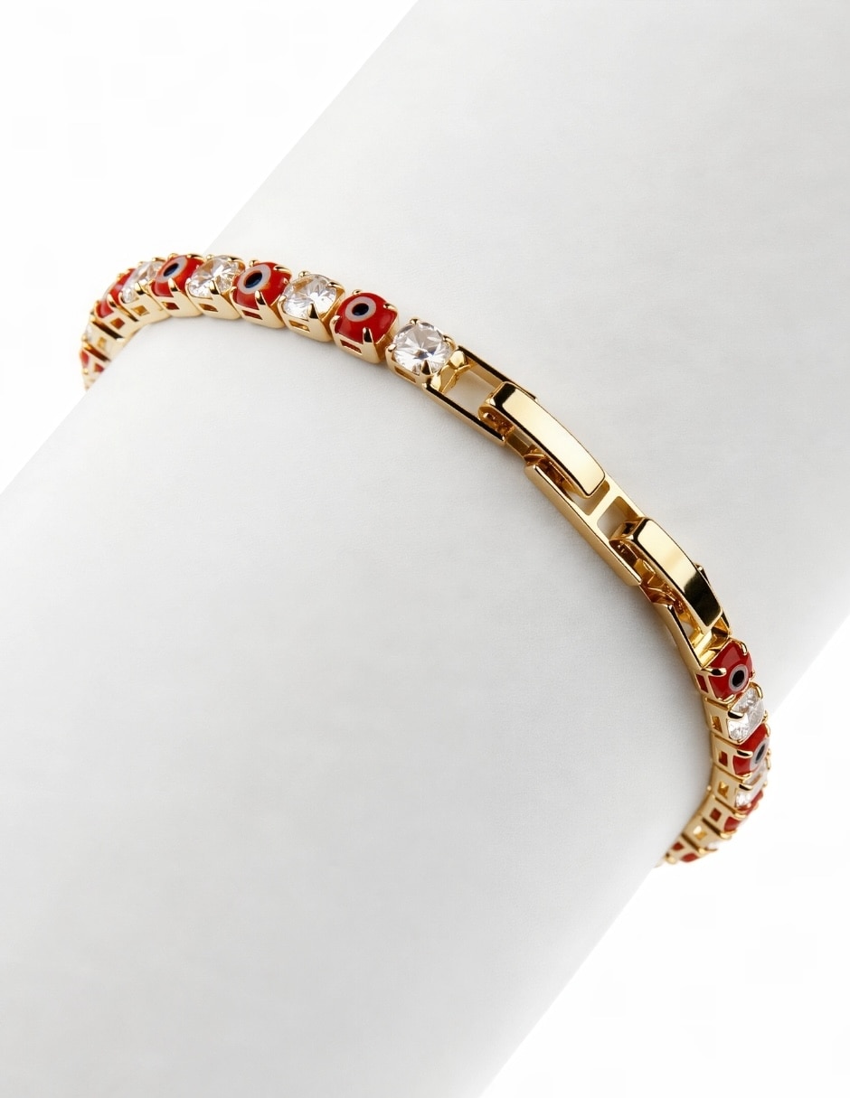 Pulsera con zirconia vigía 4