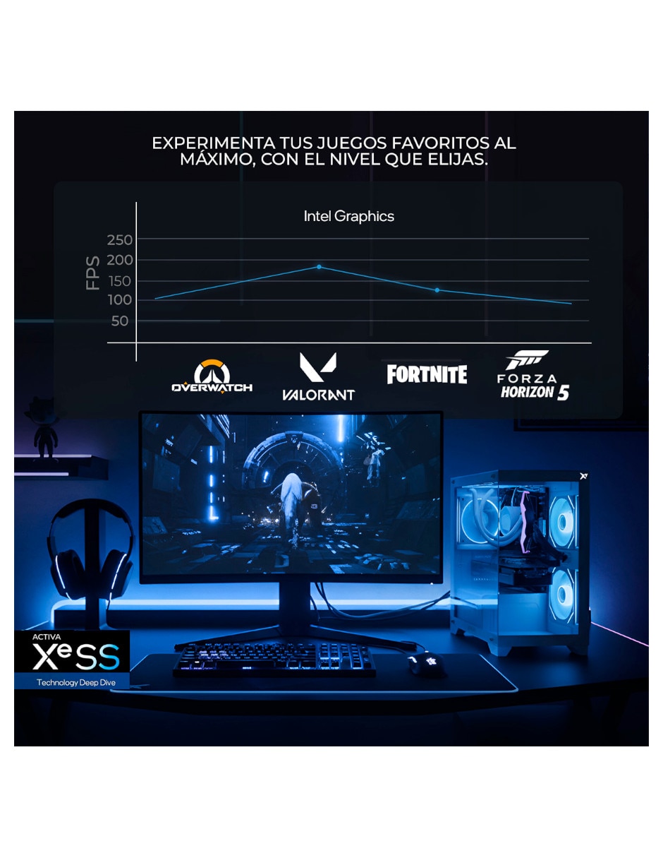 Computadora gamer XTREME PC GAMING Intel core ultra 5 integradas 16 GB RAM 1 TB SSD