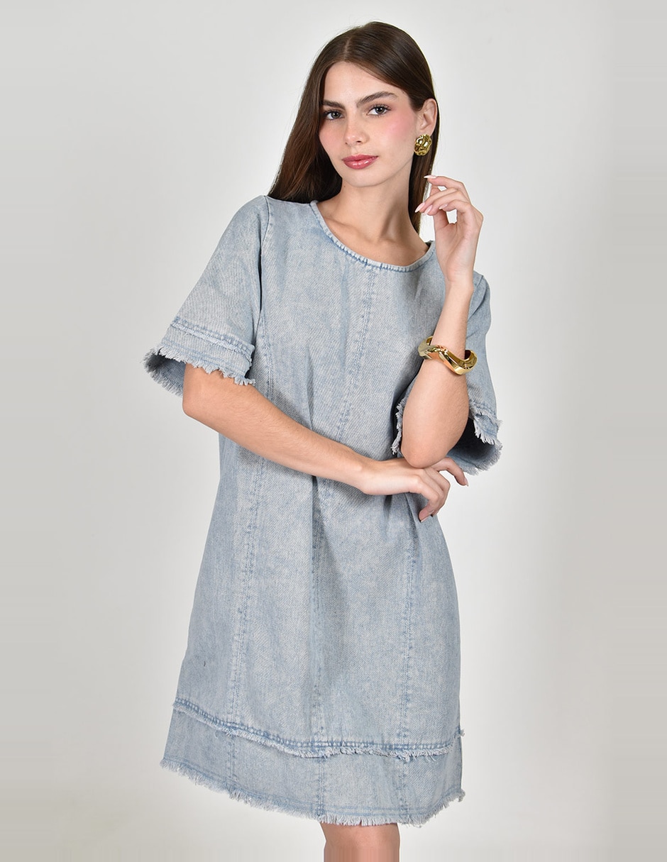 Vestido corto casual roman fashion para mujer