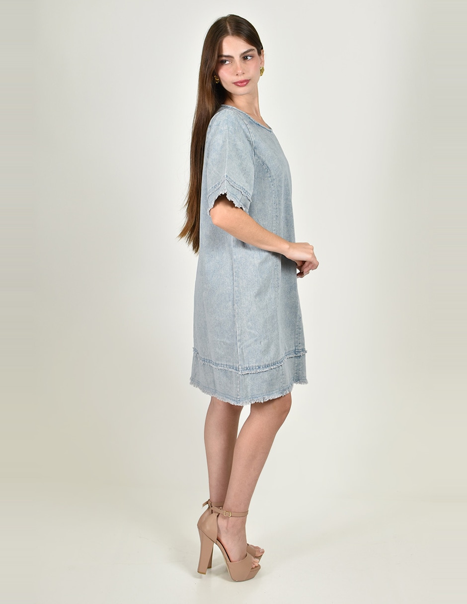 Vestido corto casual roman fashion para mujer