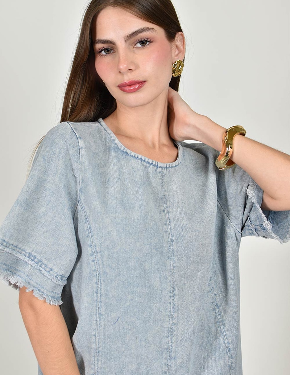 Vestido corto casual roman fashion para mujer