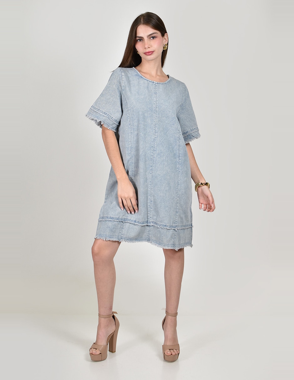 Vestido corto casual roman fashion para mujer