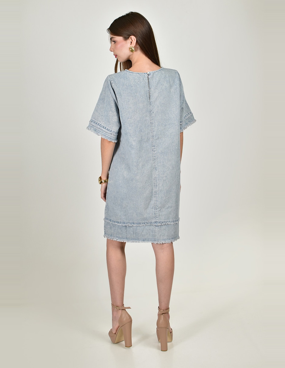 Vestido corto casual roman fashion para mujer