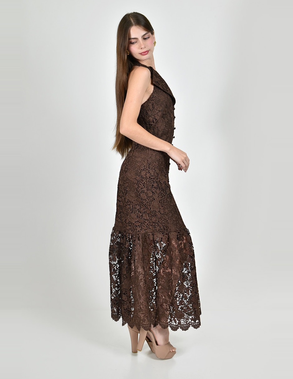 Vestido largo fiesta roman fashion para mujer