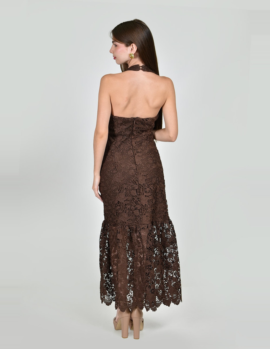 Vestido largo fiesta roman fashion para mujer