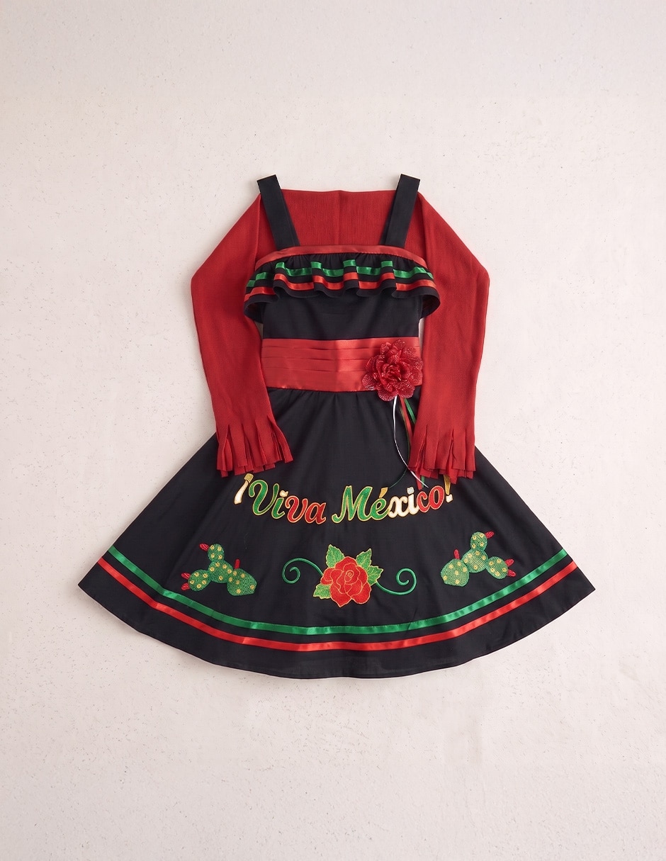 Vestido Lupita 3 manga Sin manga para Infantil Niña Vestido Lupita 3 manga Sin manga para Infantil Niña
