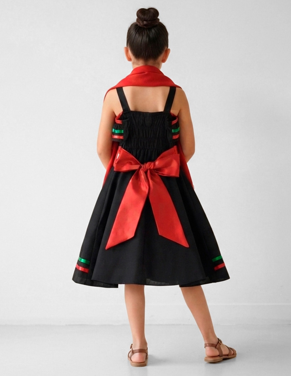 Vestido Lupita 3 manga Sin manga para Infantil Niña 3