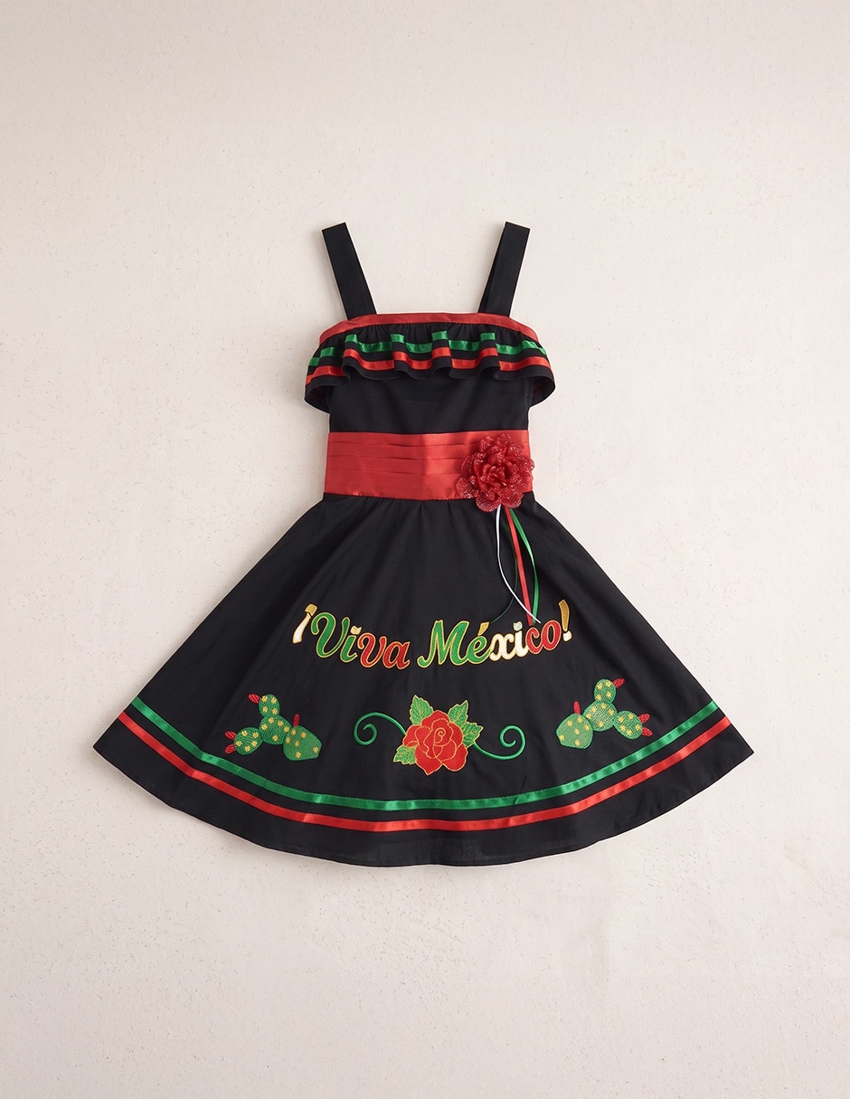Vestido Lupita 3 manga Sin manga para Infantil Niña 4