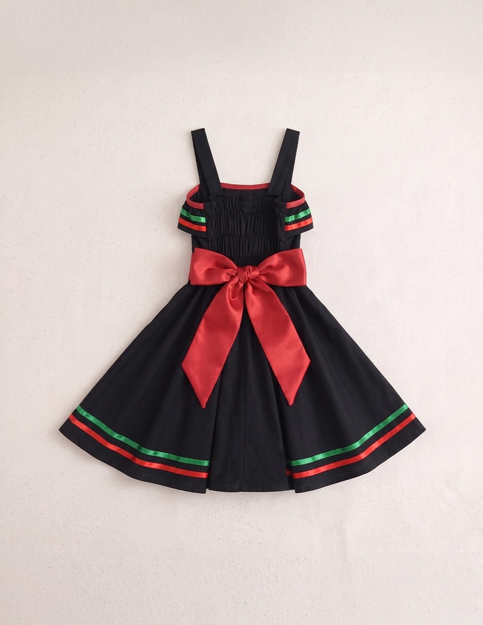 Vestido Lupita 3 manga Sin manga para Infantil Niña 10
