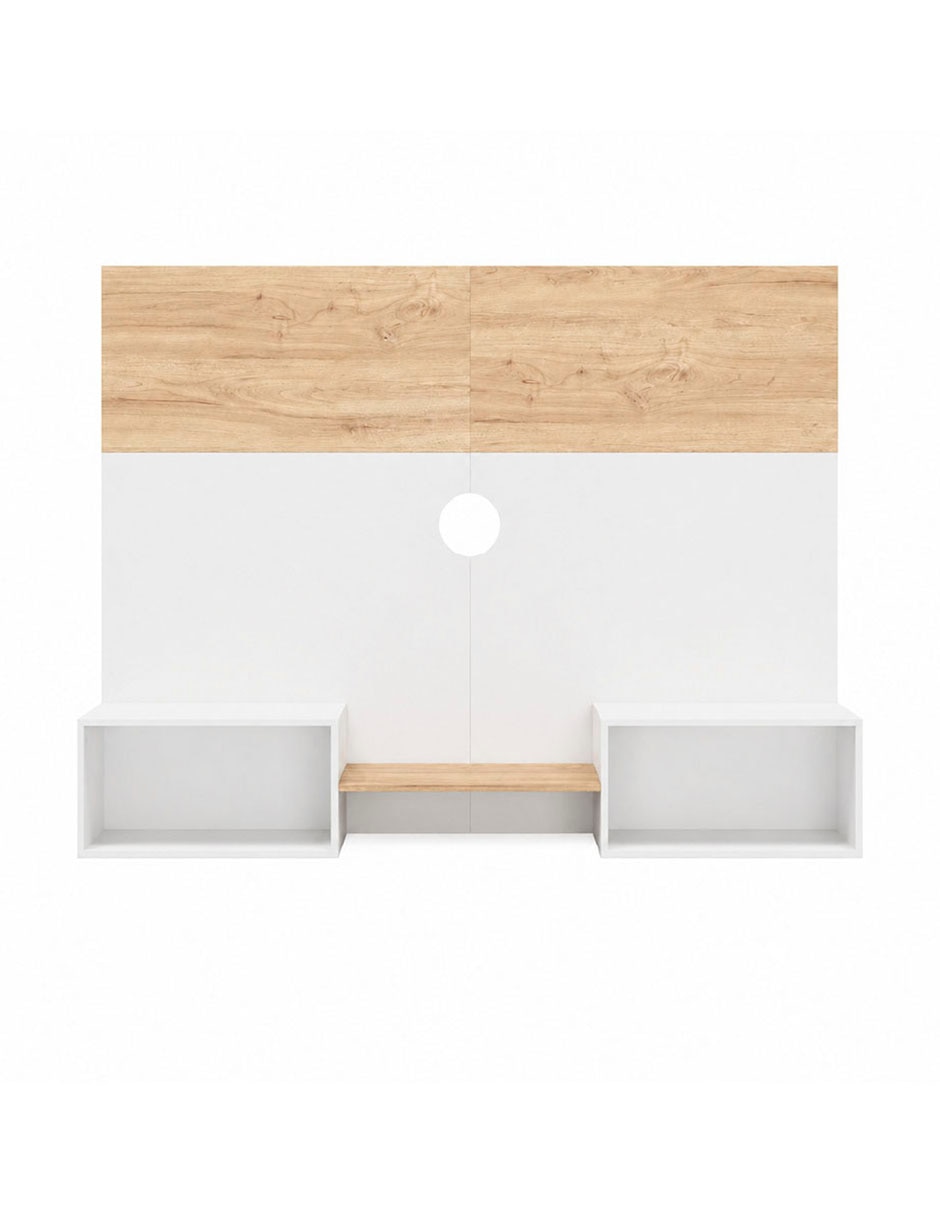 Mueble flotante para TV armable de aglomerado y MDF Mueble flotante para TV armable de aglomerado y MDF