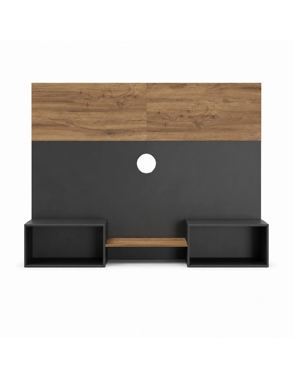 Mueble flotante para TV armable de aglomerado y MDF 1