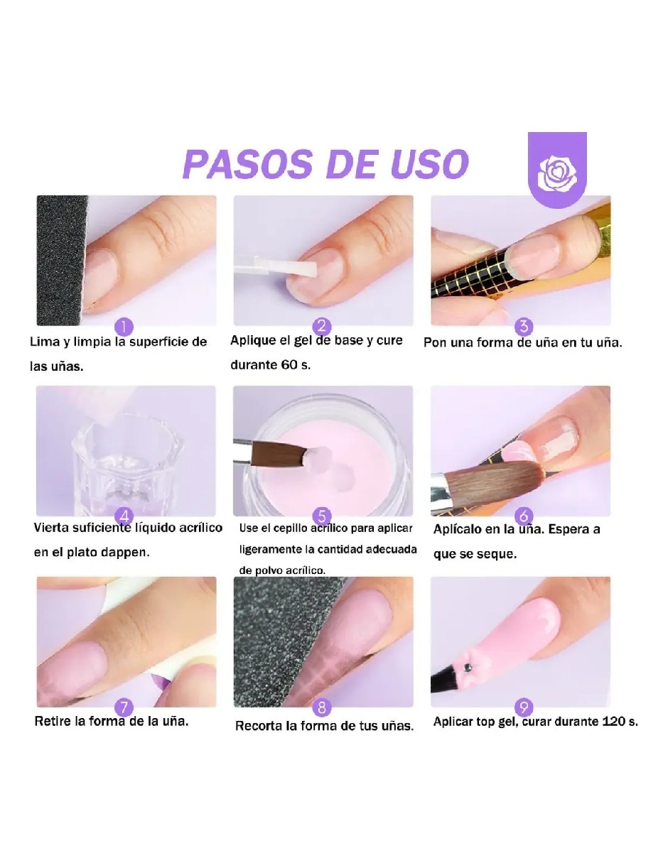 Kit de extensiones para uñas Genérica