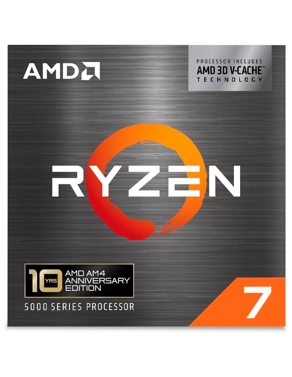 Procesador RYZEN 7 5800X3D con 8 núcleos Procesador RYZEN 7 5800X3D con 8 núcleos