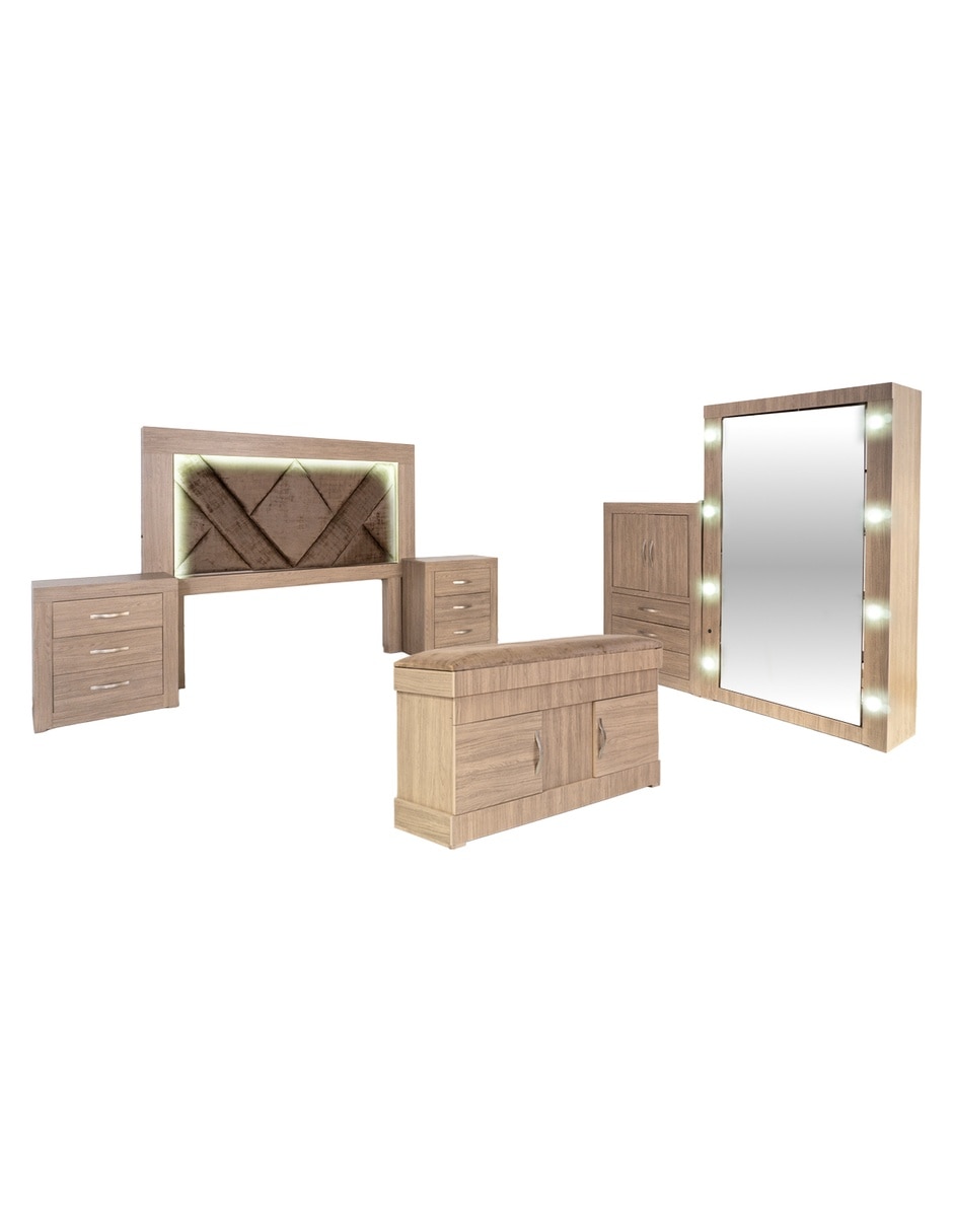 Set Recámara Riva de MDF Set Recámara Riva de MDF