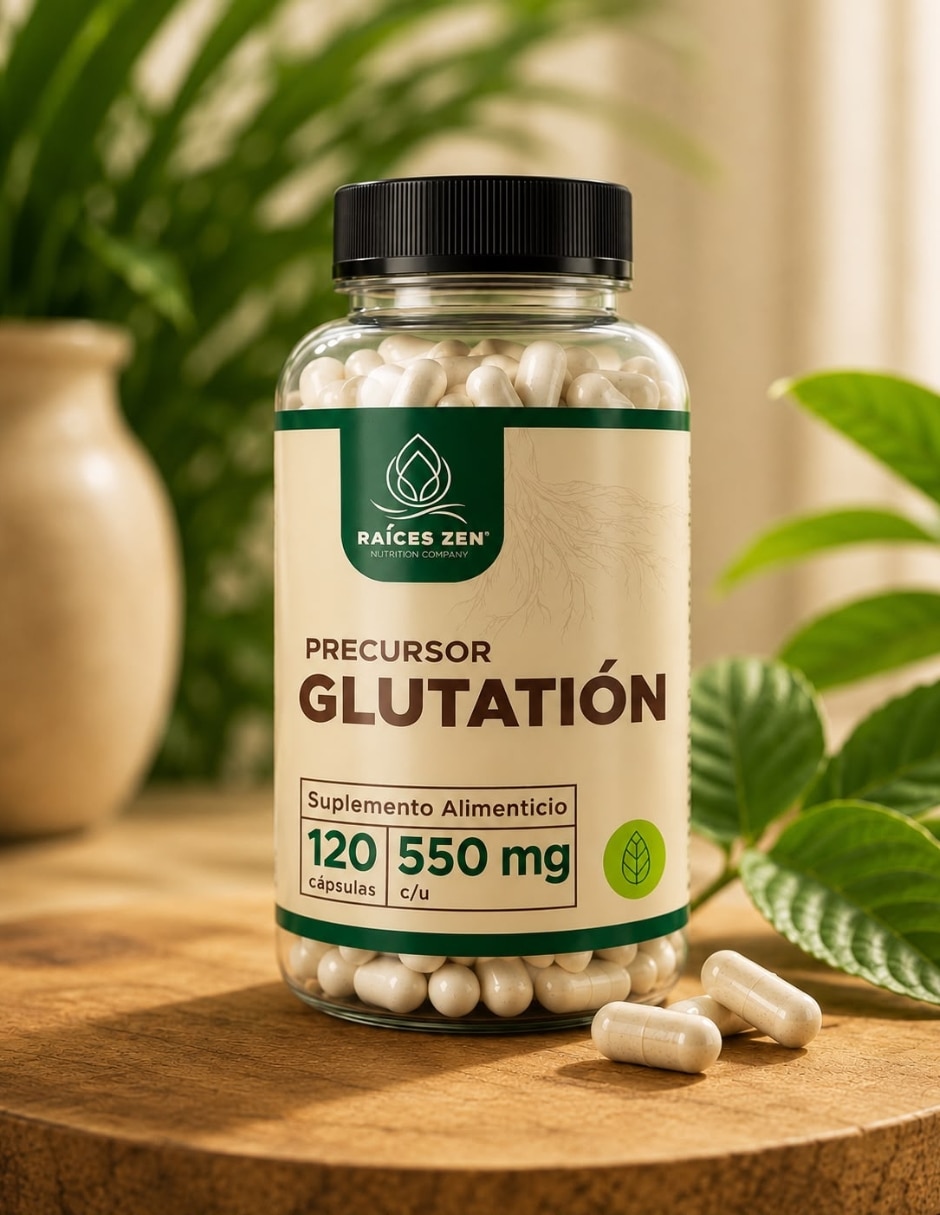 Precursor de Glutation Raíces Zen 60 Cápsulas