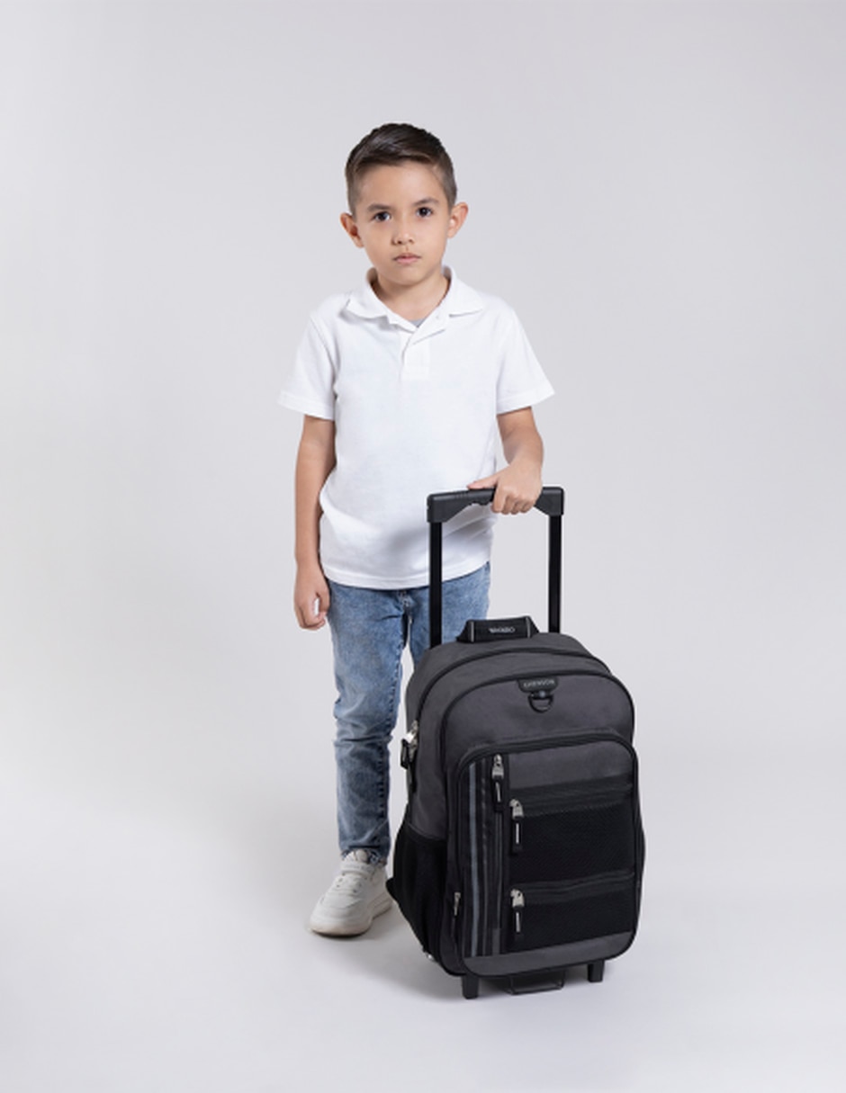 Mochila con ruedas escolar para niño 4