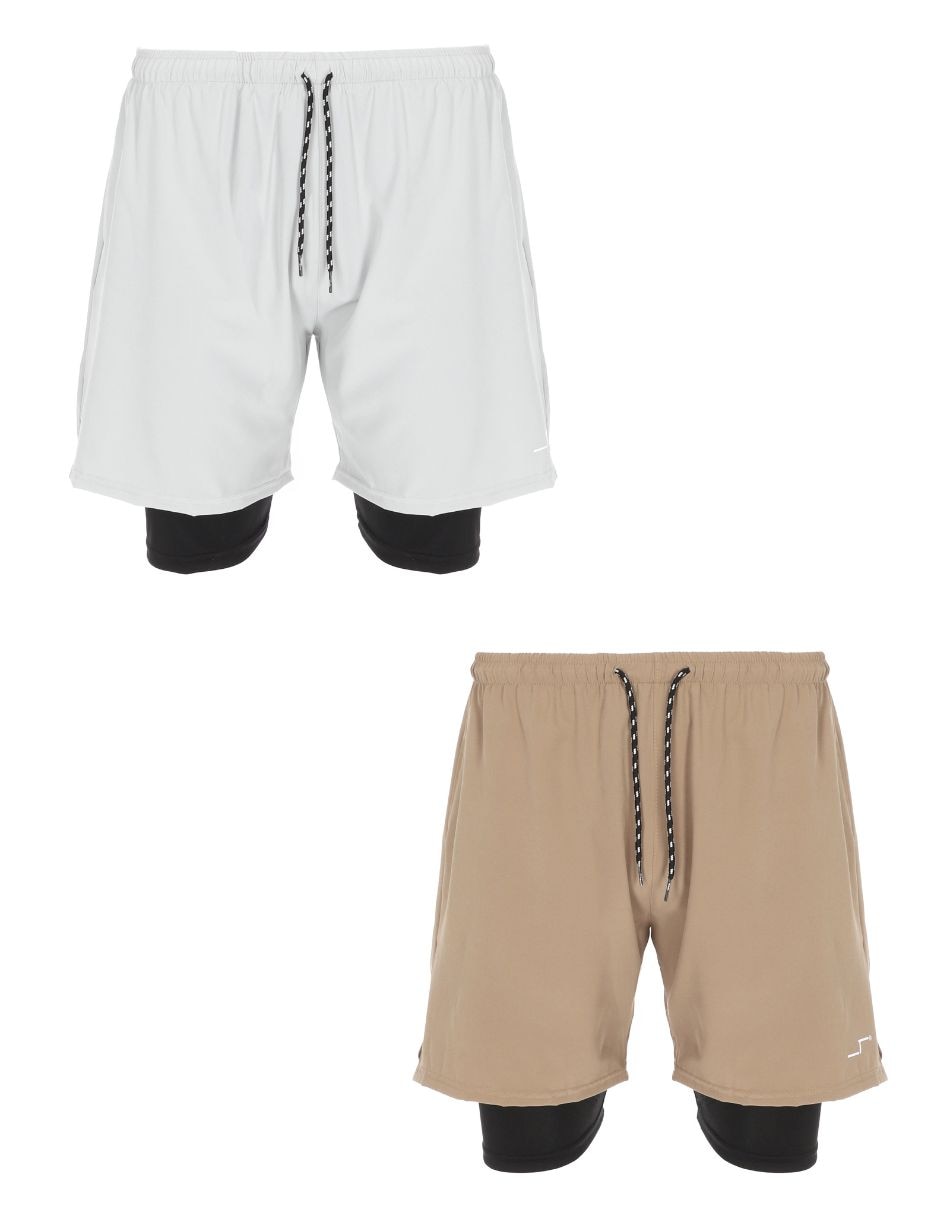 Set short con bolsillos para entrenamiento hombre 4