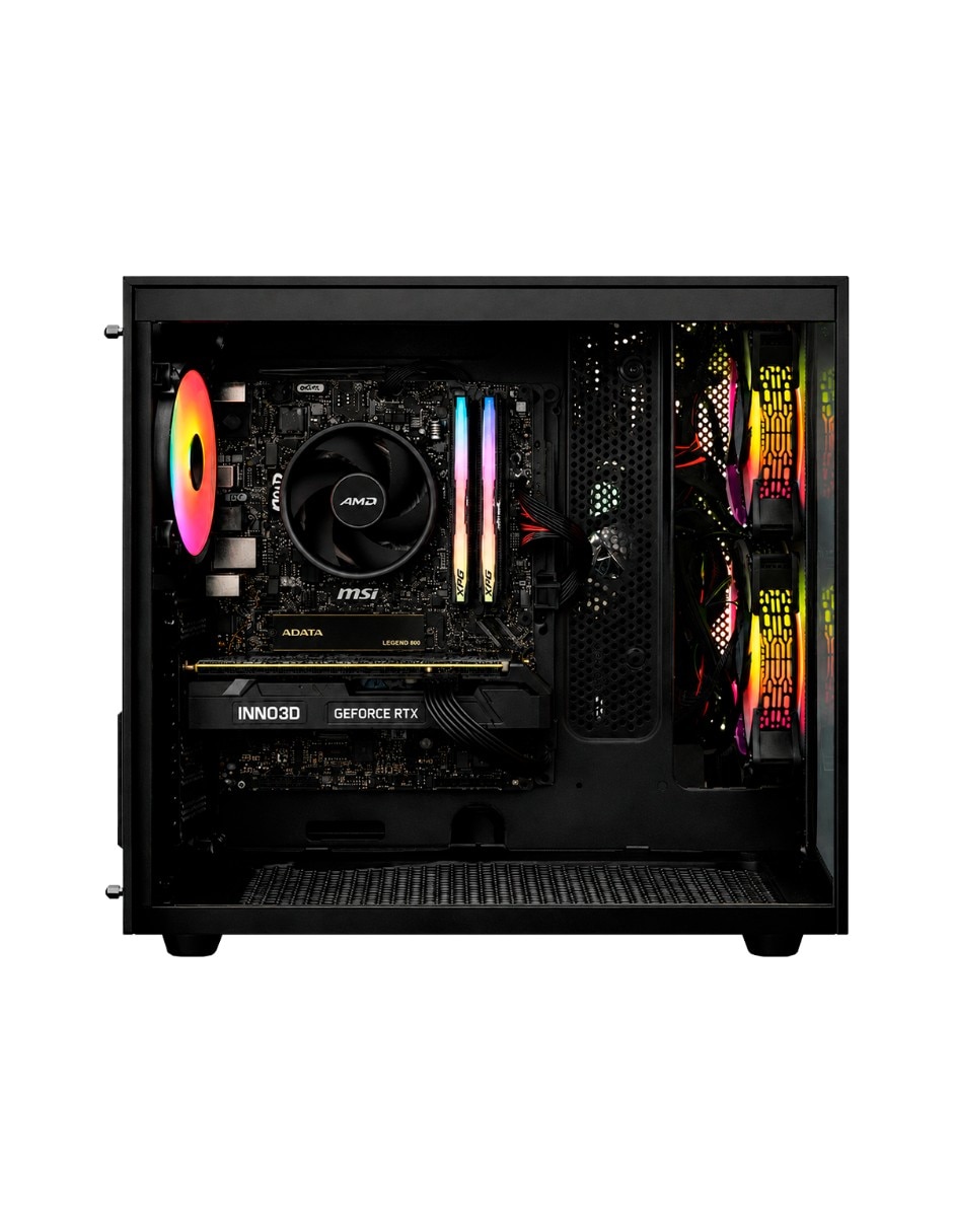 Computadora de escritorio Lucky Owl PC-076 AMD Ryzen 5 NVIDIA GeForce RTX 5060 32 GB RAM 1 TB SSD