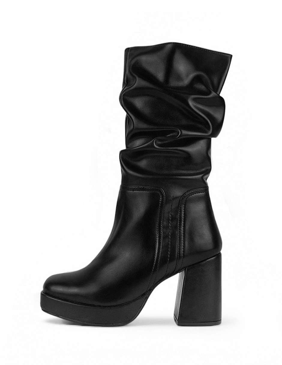 Bota Media pierna 8518-343-A de Sintético para mujer