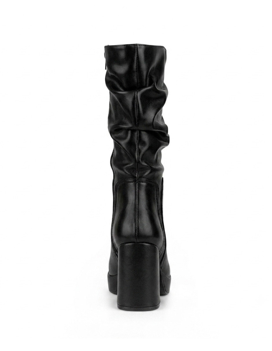Bota Media pierna 8518-343-A de Sintético para mujer 4