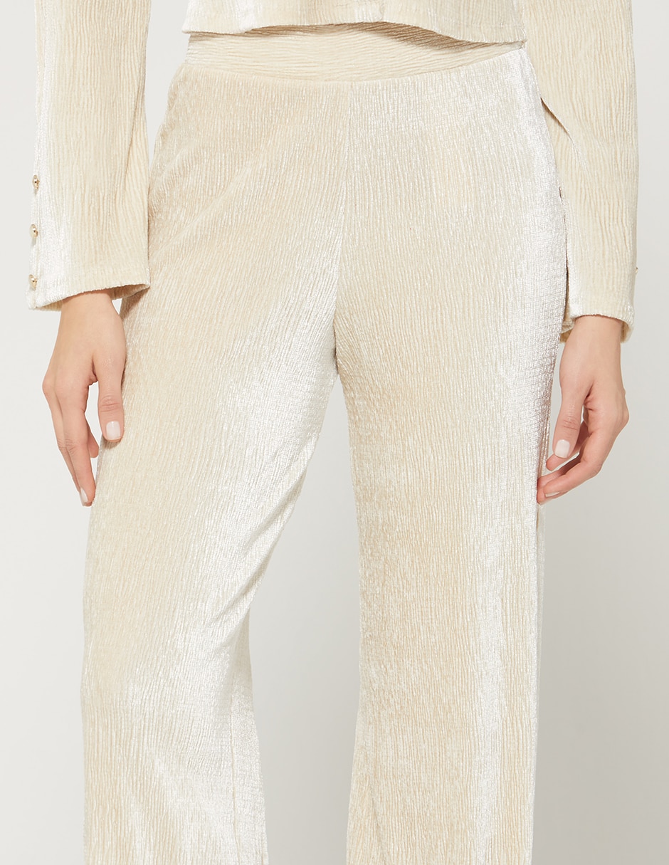 Pantalón Plisado Comfy Chic Palazzo para mujer 4