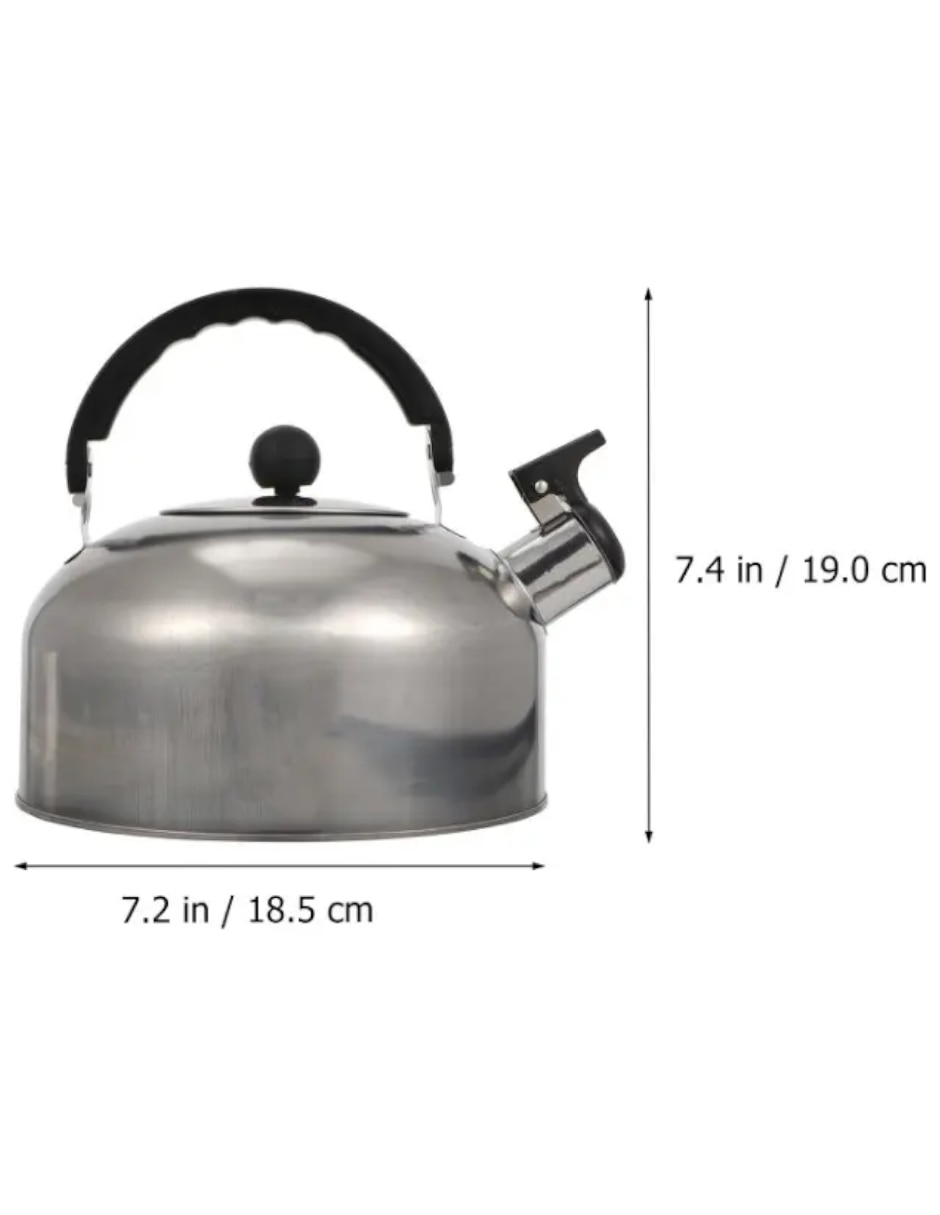 Tetera silbadora de acero inoxidable 5