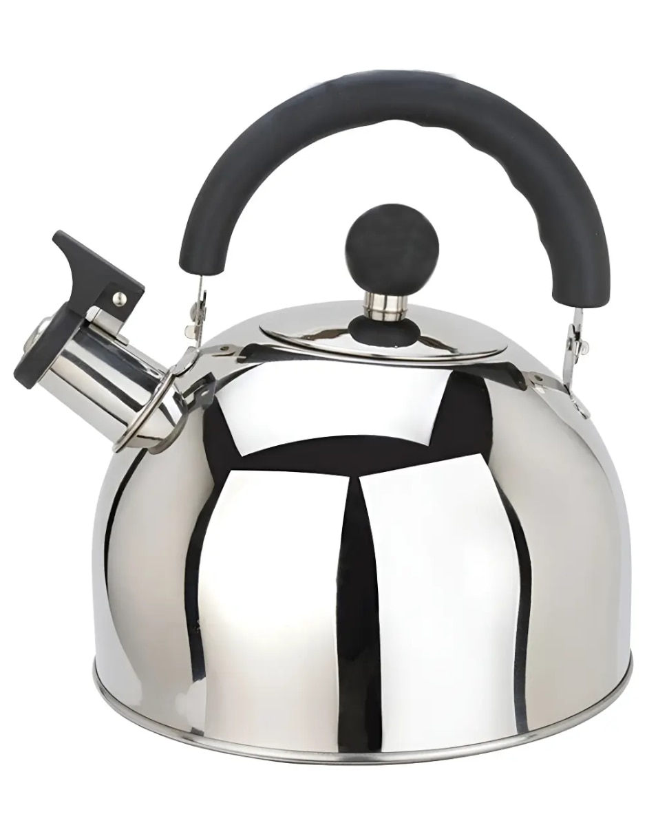 Tetera silbadora de acero inoxidable 4