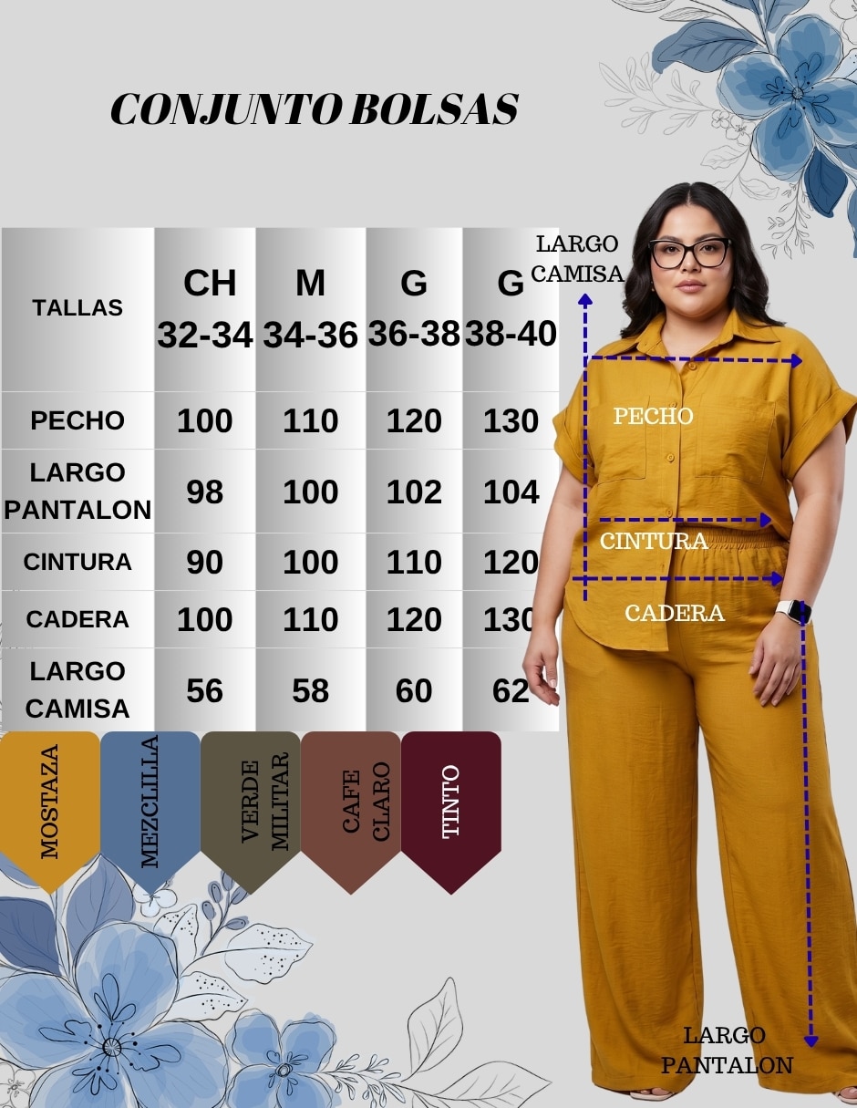 Conjunto yaretni moda para mujer