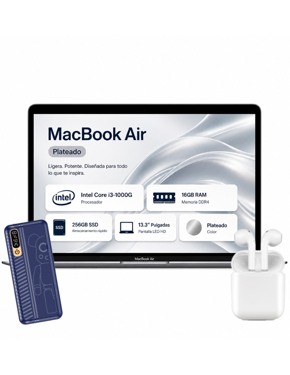 Laptop MacBook Air Retina 13 pulgadas 2020 13.3 pulgadas 2560 x 1600 Intel Core i3 Intel Iris Plus 16 GB RAM 256 GB SSD Reacondicionado Laptop MacBook Air Retina 13 pulgadas 2020 13.3 pulgadas 2560 x 1600 Intel Core i3 Intel Iris Plus 16 GB RAM 256 GB SSD Reacondicionado