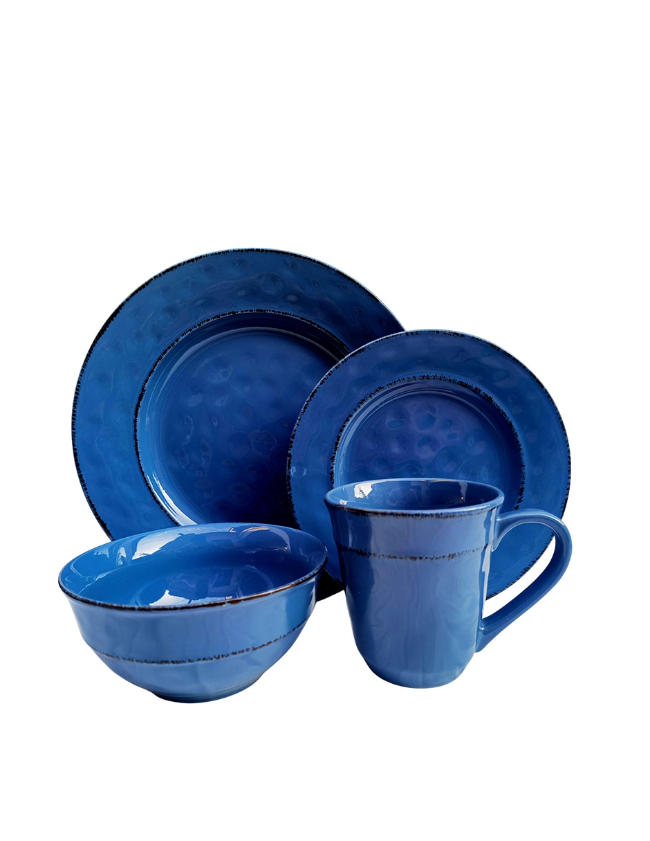 Vajilla cerrada de Stoneware para 4 personas