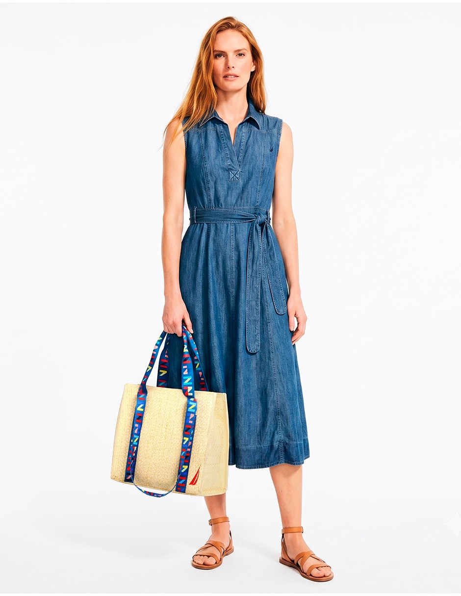 Set/Bolsa Tote EMI No aplica de Rafia para (si aplica) Mujer 7