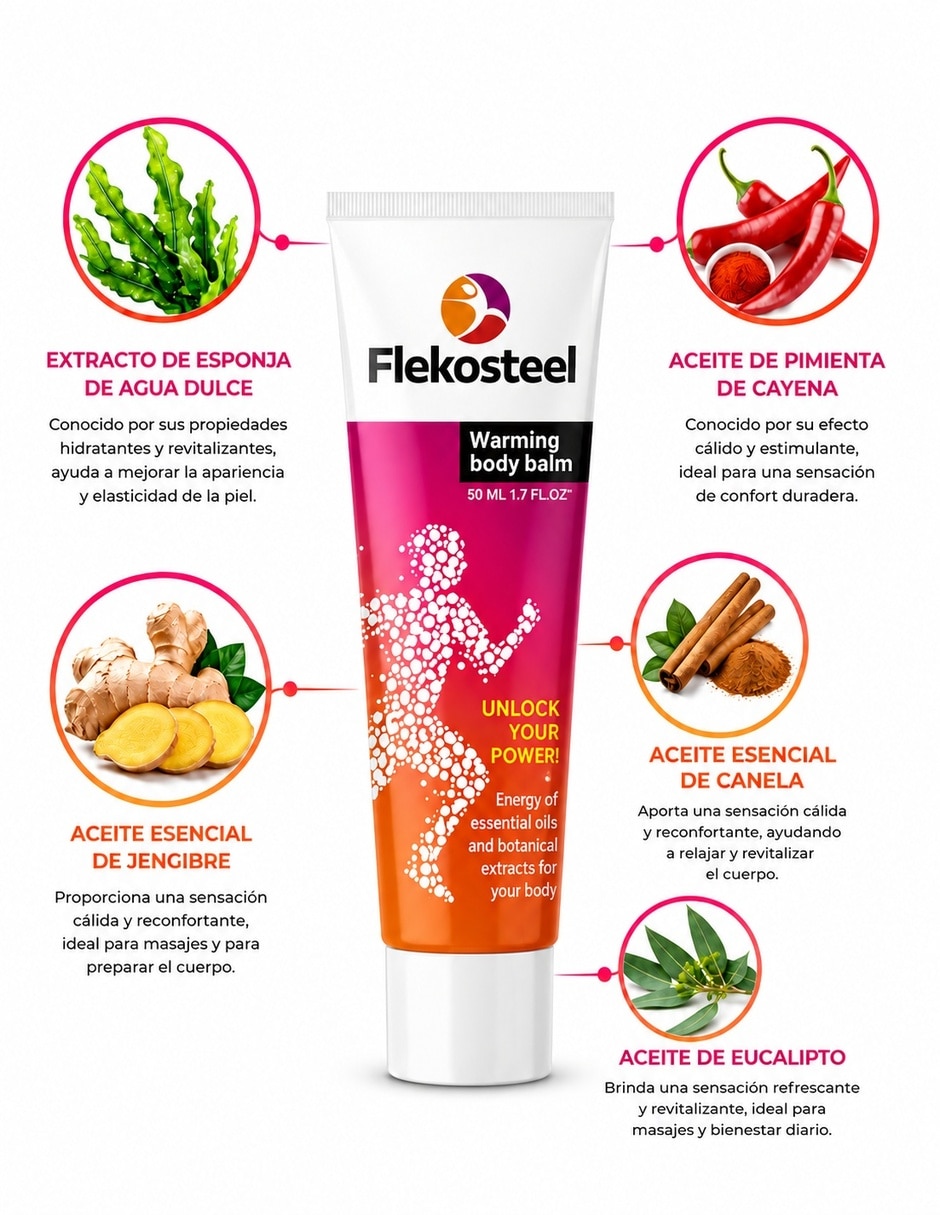 Bálsamo Flekosteel aroma Eucalipto 4