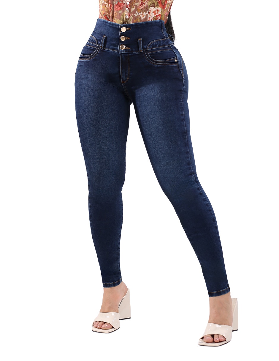 Jeans super skinny cintura alta N4780 para mujer Jeans super skinny cintura alta N4780 para mujer