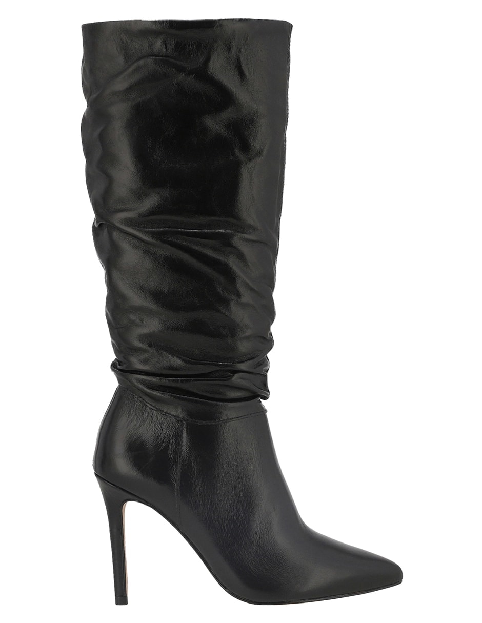 Bota abajo de la rodilla westies de piel para mujer