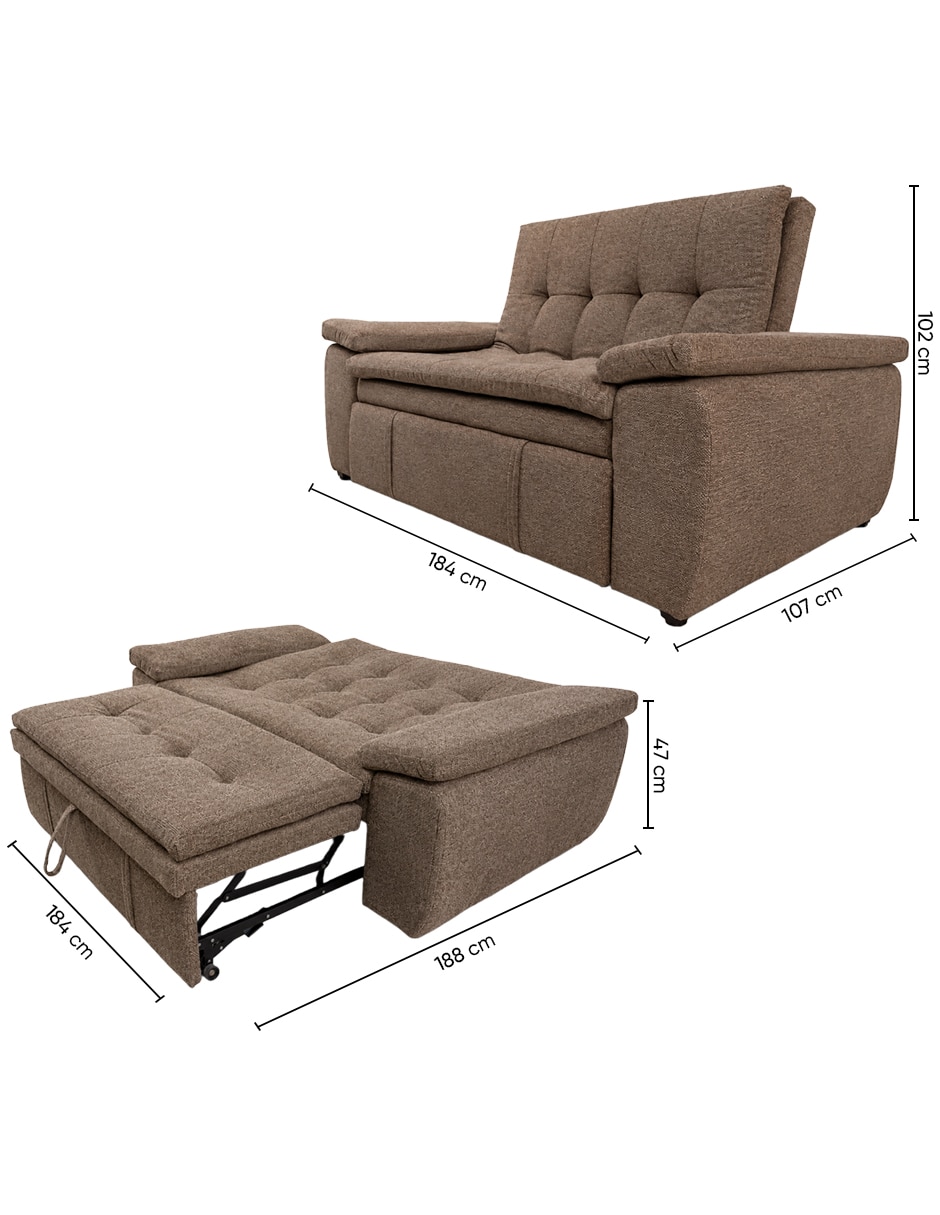 Sofá cama Duna de Lino 8