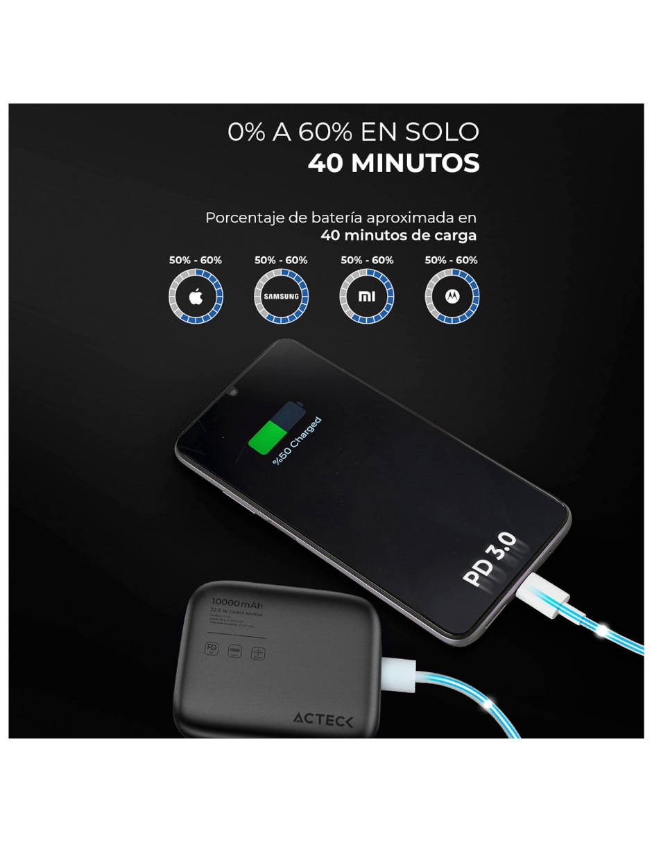 Batería portátil 10000 mAh 5