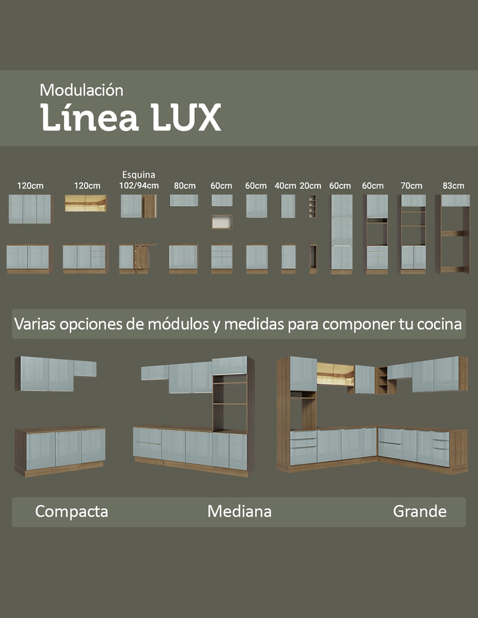 Alacena armable Lux MDP 10